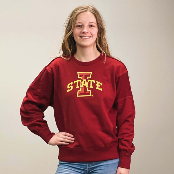 GIII Women's I-State Cardinal Crewneck
